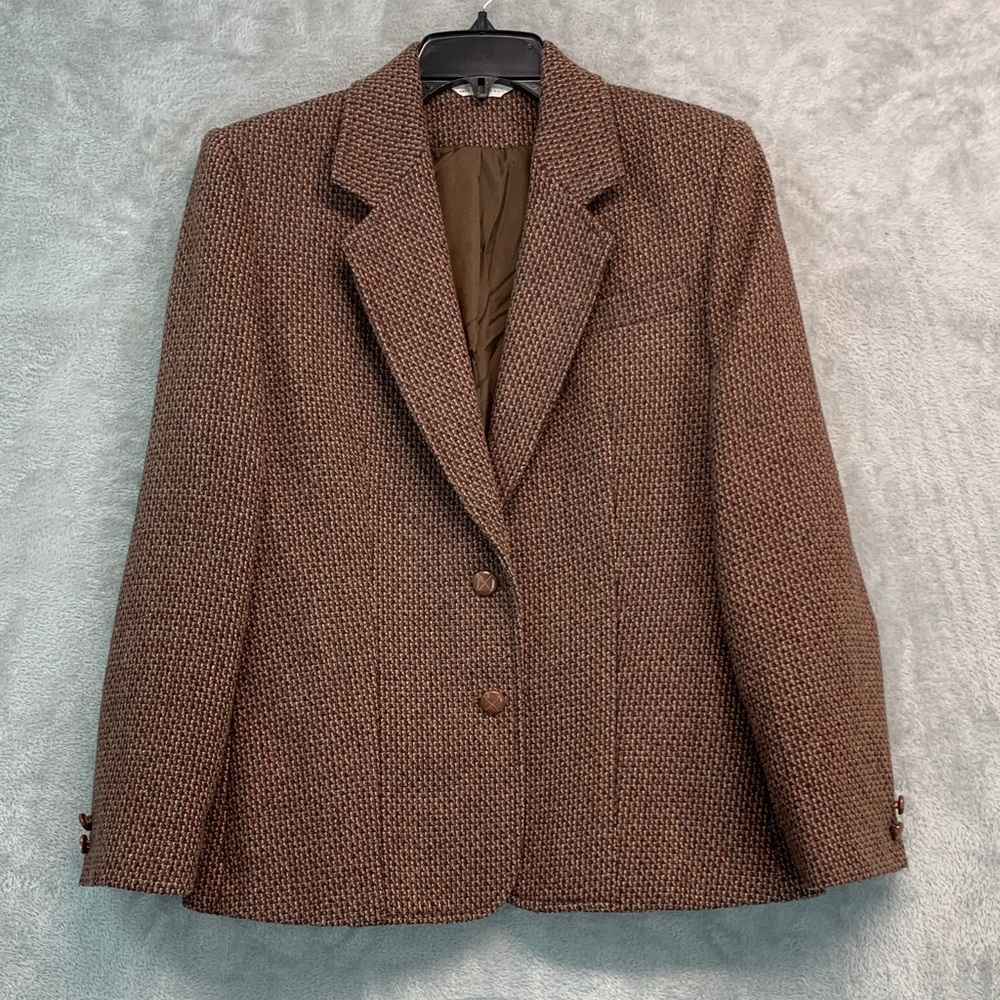 Vintage Wool Blend Blazer Size M